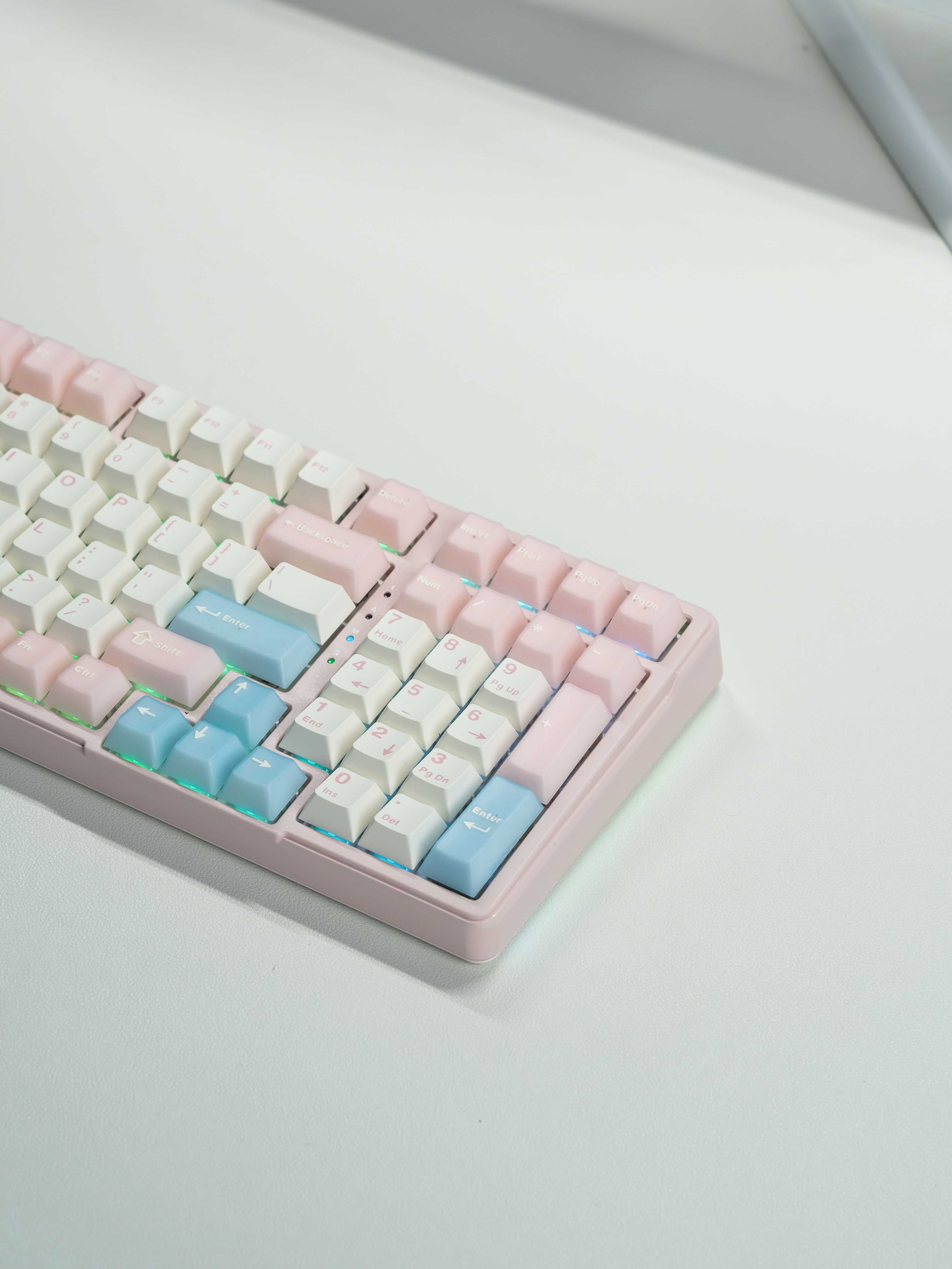 K99PRO Pink Blue Keyboard - Image 2