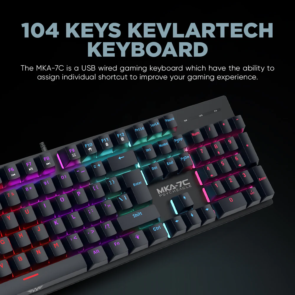 MKA-7 Gaming Keyboard - Image 5