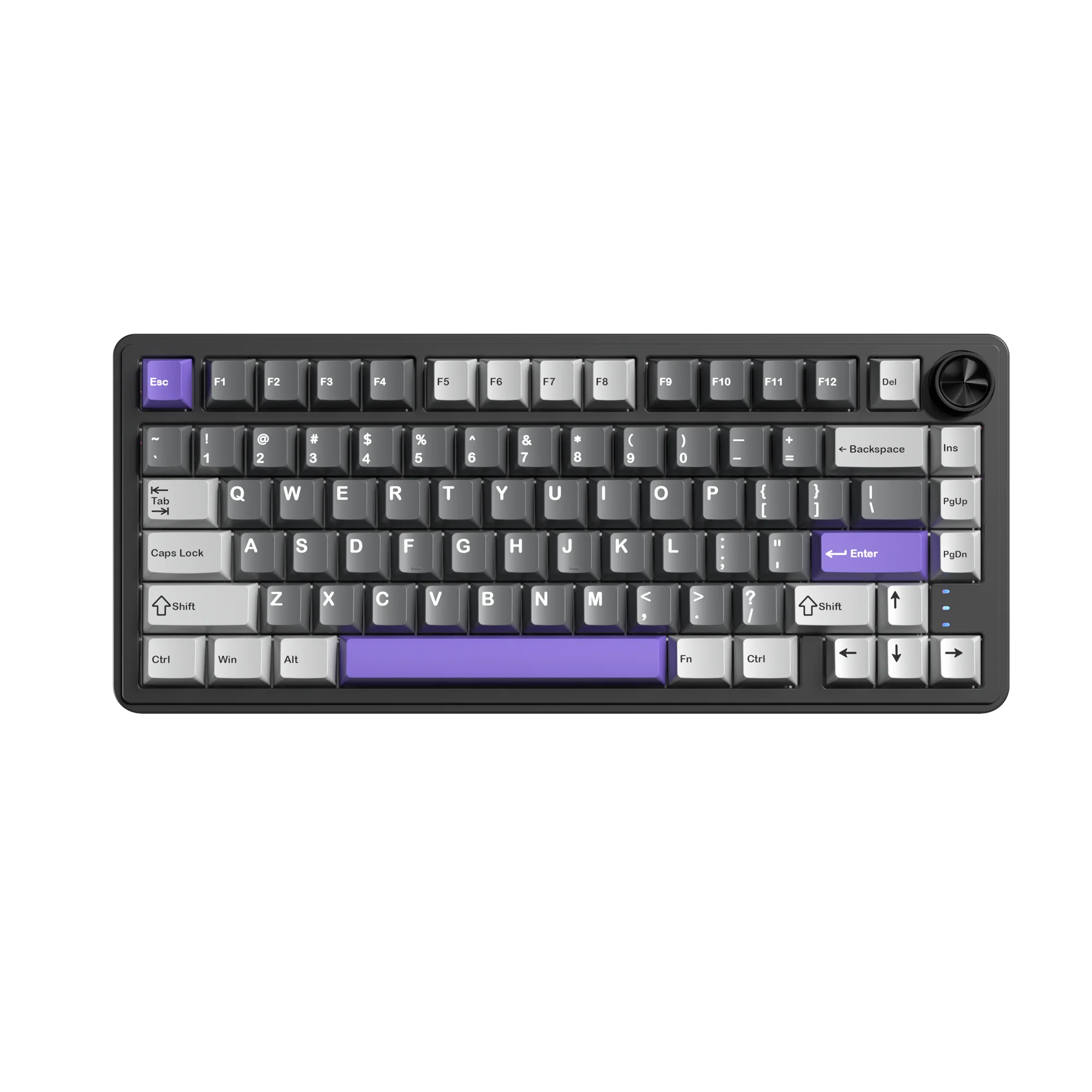 RX75PRO Grey Purple Keyboard