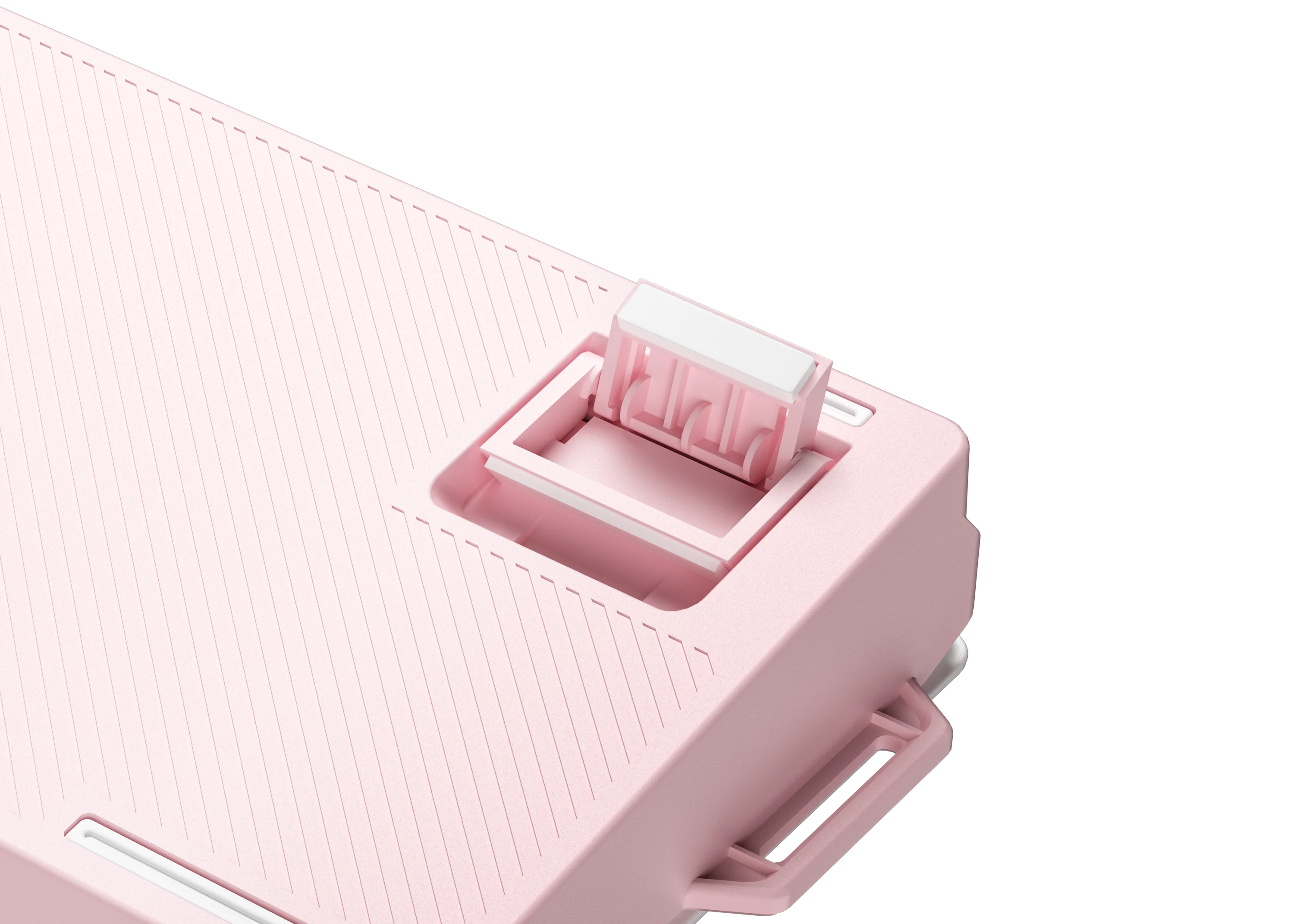 V68 White Pink Keyboard - Image 7